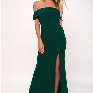 Lulus off-the-shoulder Bridesmaid Dress